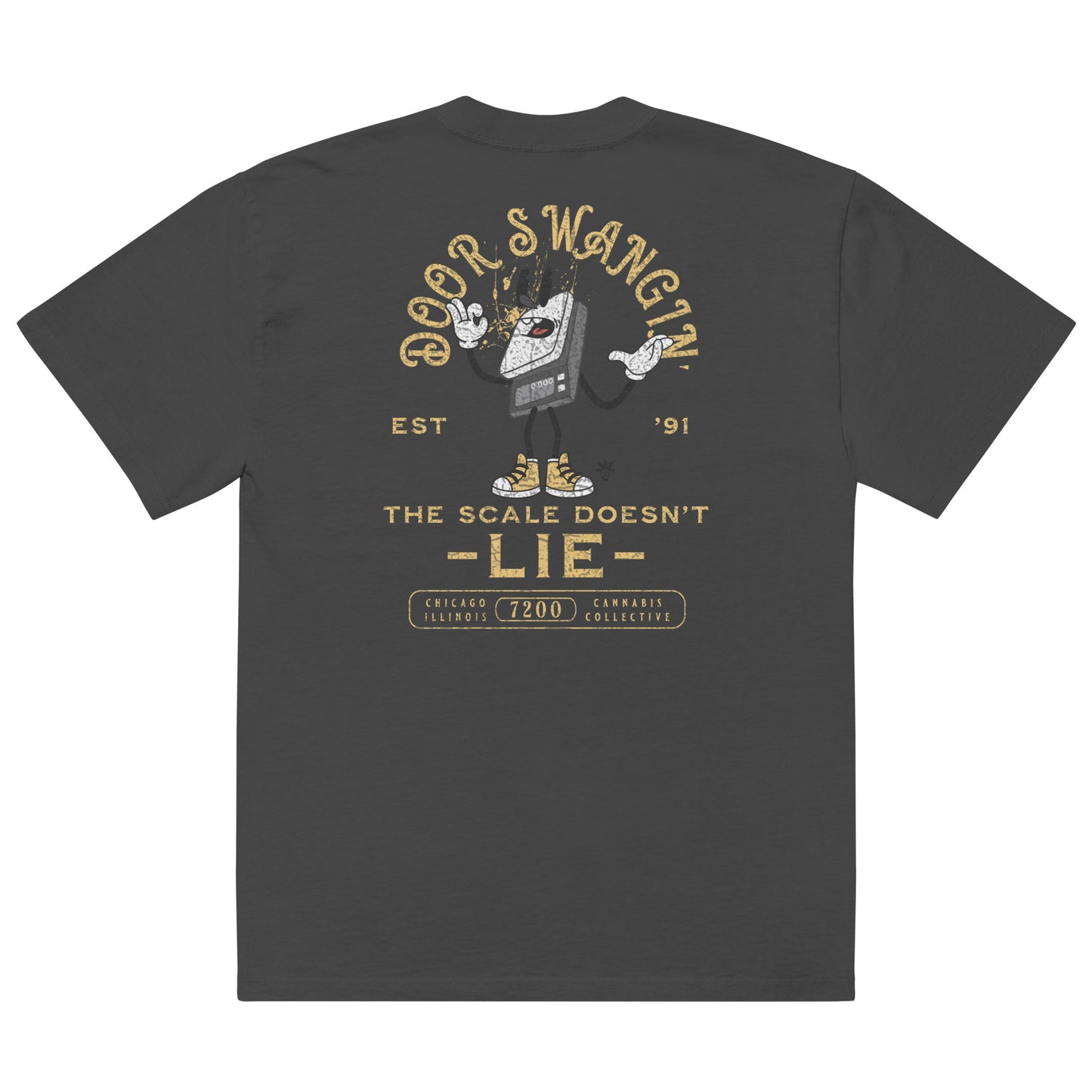 Door Swangin' since '91 Black Tee